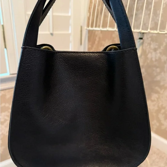 Madewell micro Sydney black leather crossbody convertible bag - Picture 10 of 11